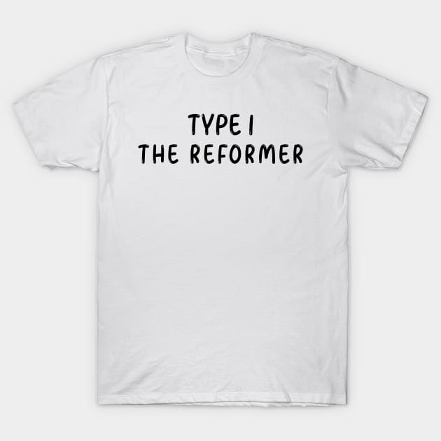 Enneagram Type 1 (The Reformer) T-Shirt by JC's Fitness Co.